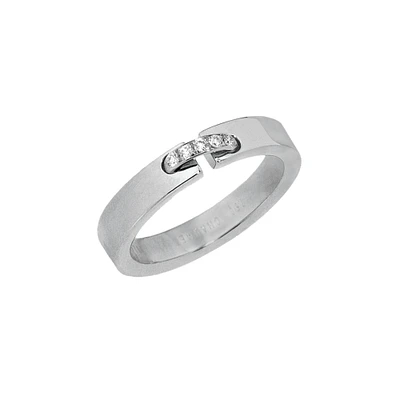 Liens Évidence White Gold Diamond Wedding Band