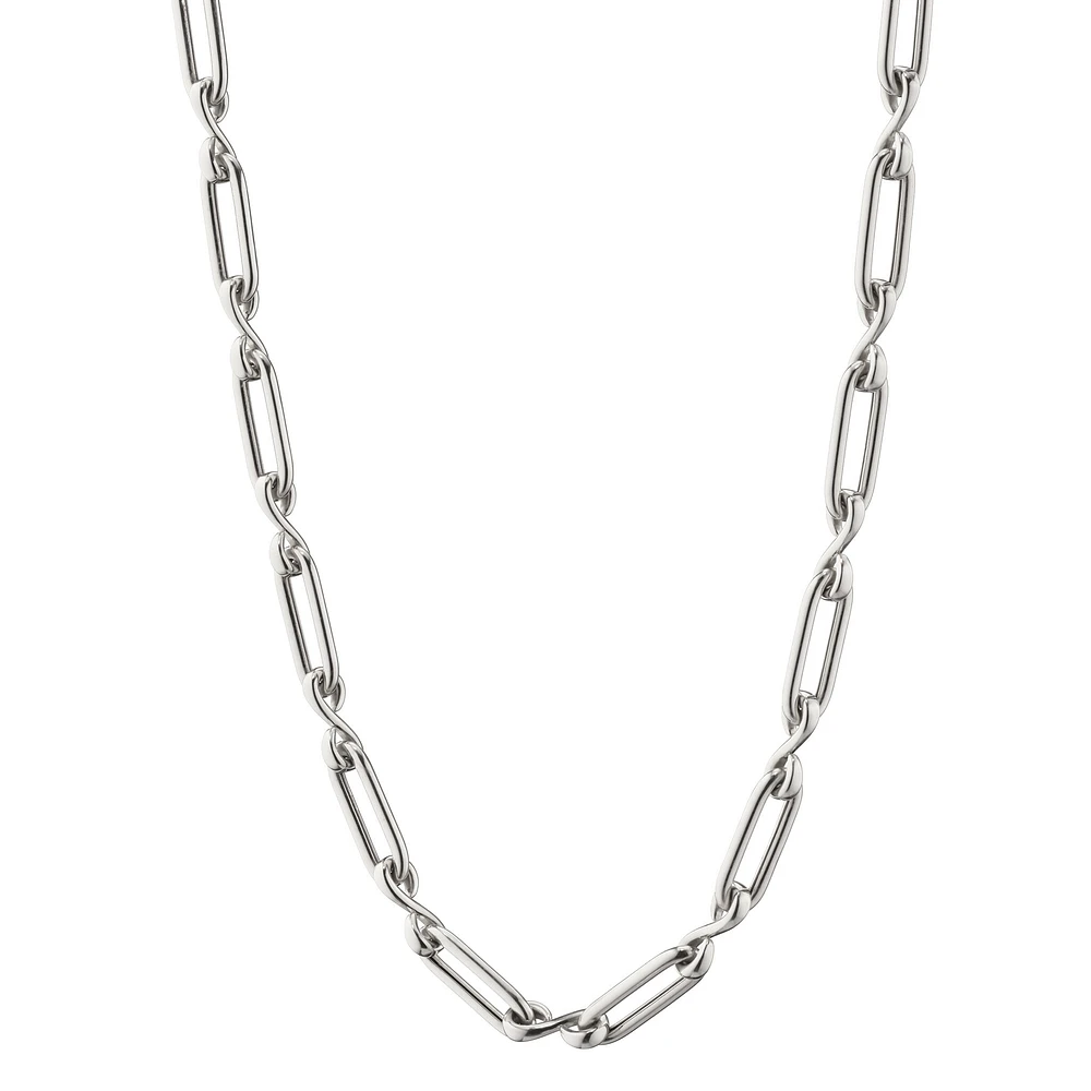 Infinite & Boundless Silver Infinity Link Chain Necklace