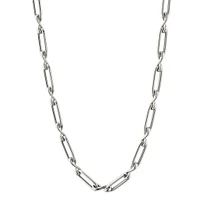 Infinite & Boundless Silver Infinity Link Chain Necklace