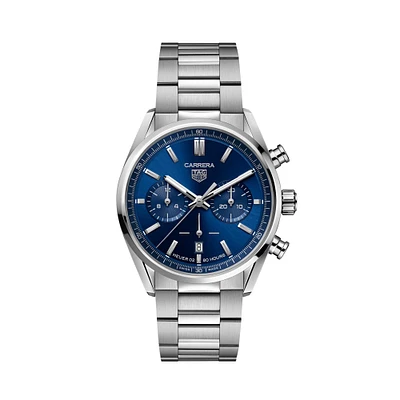 Carrera Automatic Chronograph 42 mm Stainless Steel