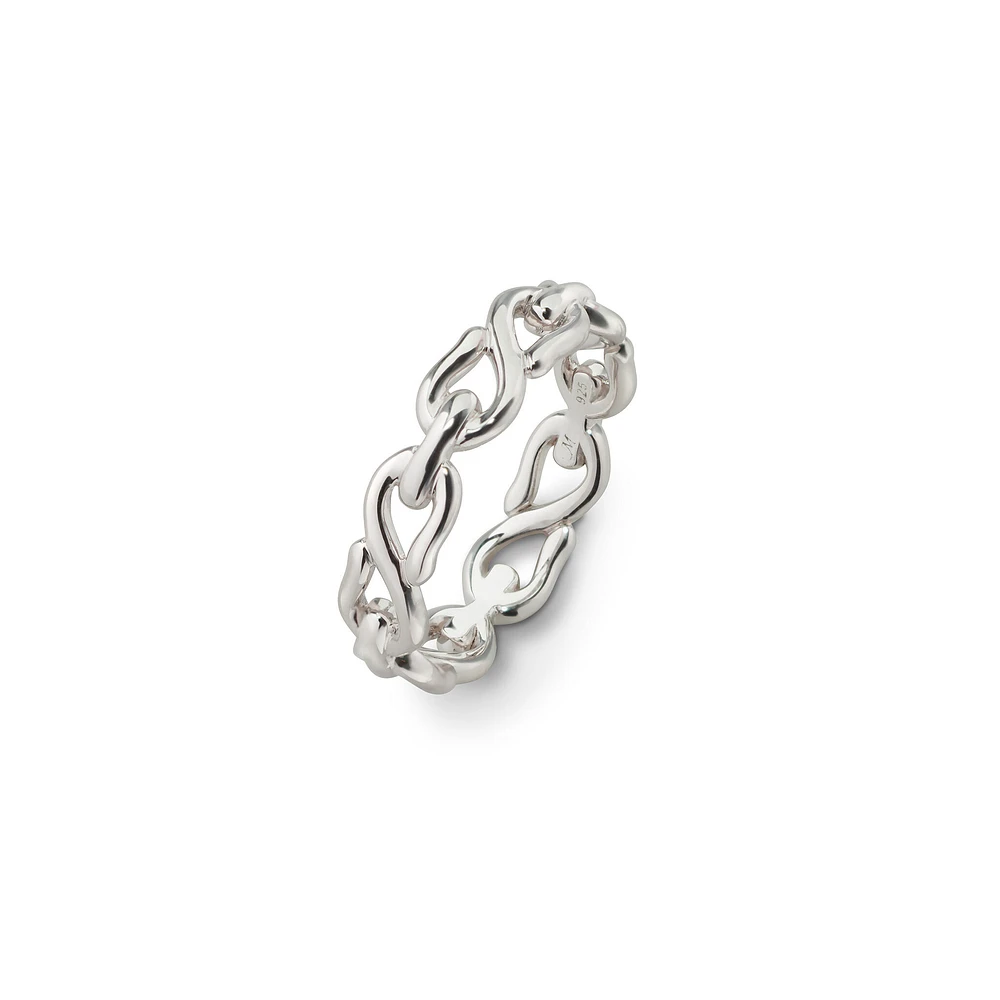 Infinite & Boundless Infinity Stackable Silver Ring