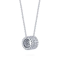 Diamond Barrel Pendant