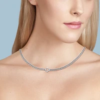 Silver Muse Choker Necklace