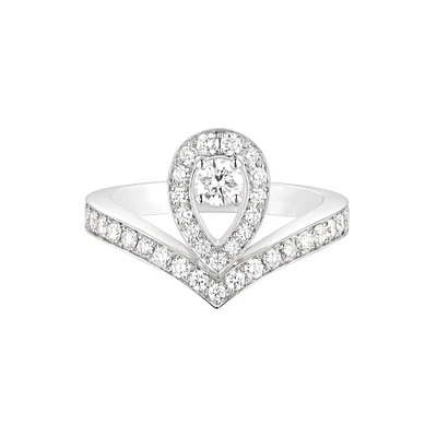 Joséphine Aigrette White Gold Diamond Pavé Ring