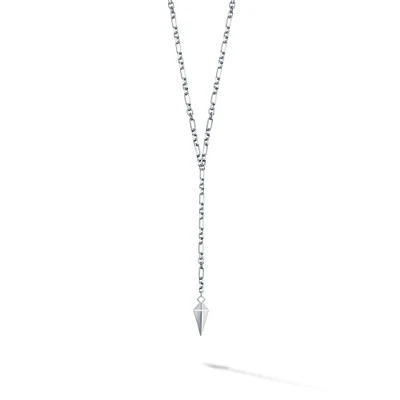 Silver Lariat Necklace