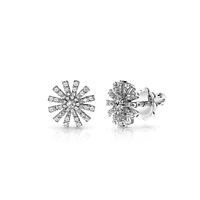 Margherita White Gold and Diamond Pavé Stud Earrings