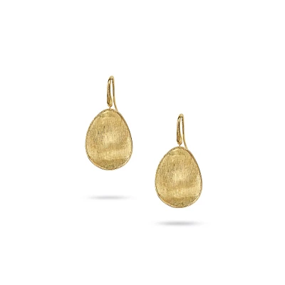 Lunaria Medium Yellow Gold Earrings