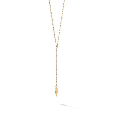 Lariat Necklace, Yellow Gold