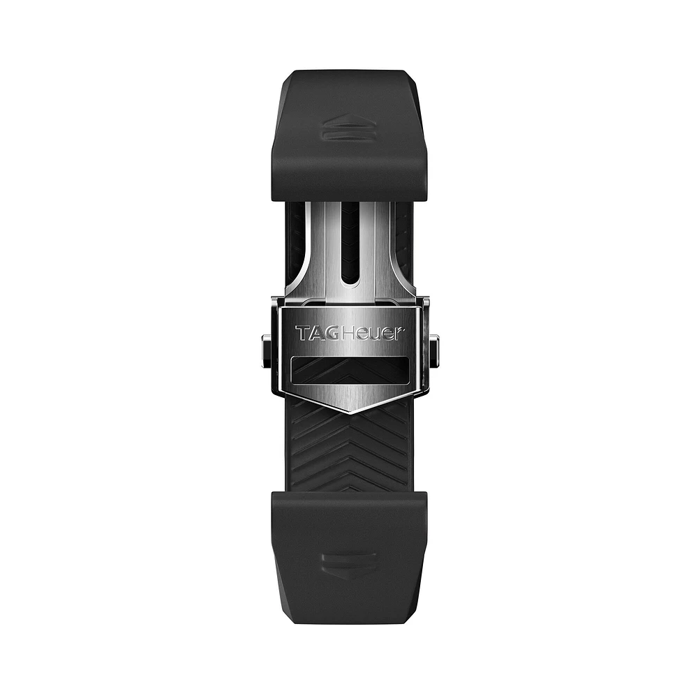 Connected Calibre E4 Black Rubber Strap 42 mm