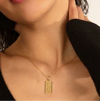 Modern Charm Dorothy Yellow Gold Pendant