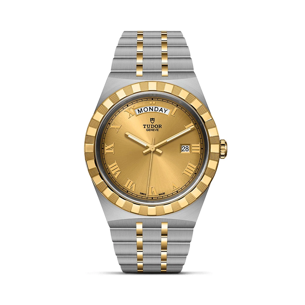 TUDOR Royal Automatic Day-Date 41 mm Yellow Gold and Stainless Steel