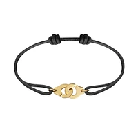 Menottes R10 Yellow Gold Cord Bracelet