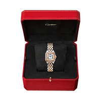 Panthère de Cartier Small Quartz 22 x 30 mm Rose Gold, Stainless Steel and Diamond