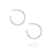 20MM Bold Sterling Silver Hoop Earrings