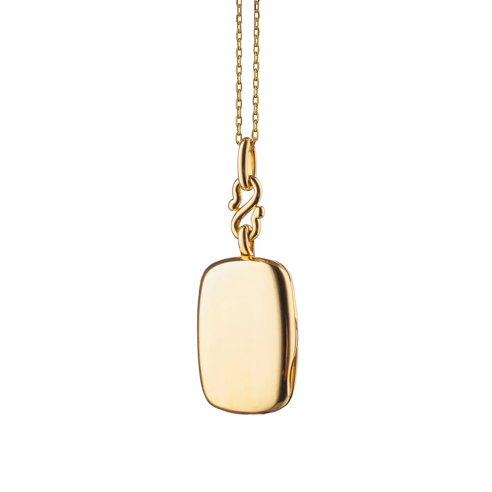 Slim Lockets Britt Yellow Gold Pendant