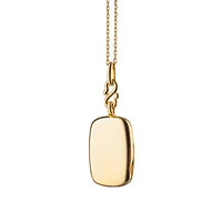 Slim Lockets Britt Yellow Gold Pendant