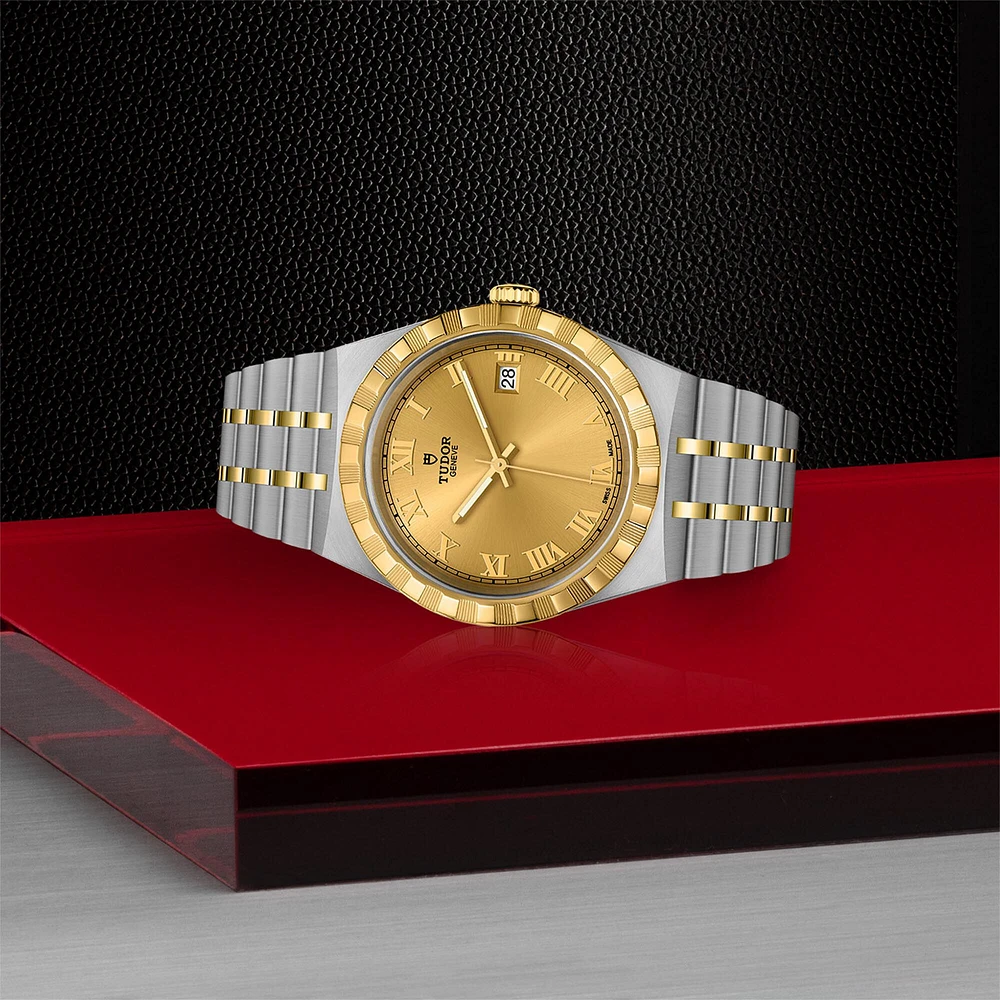 TUDOR Royal Automatic mm Yellow Gold and Stainless Steel