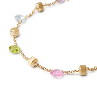 Paradise Yellow Gold and Semi-Precious Gemstone Bracelet