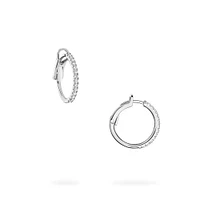 Diamond Hoop Earrings, Small