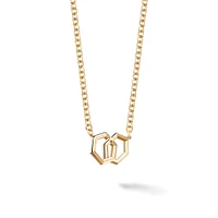 Yellow Gold Interlock Necklace