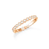 Bee My Love 2.5mm Rose Gold Diamond Pavé Ring