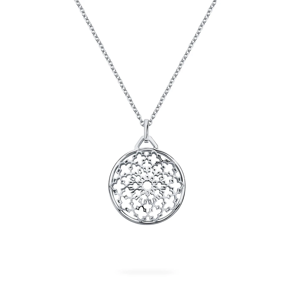 Sterling Silver Medallion Pendant