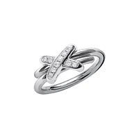 Jeux de Liens White Gold Diamond Ring