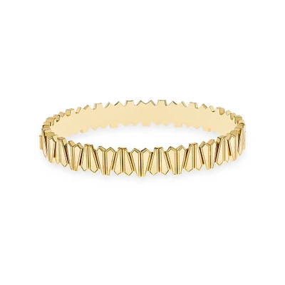 Yellow Gold Bangle Bracelet