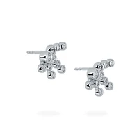 Diamond Bezel Stud Earrings