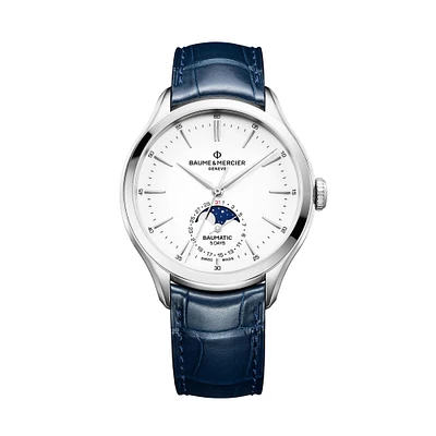 Clifton Baumatic Automatic Moonphase 42 mm Stainless Steel