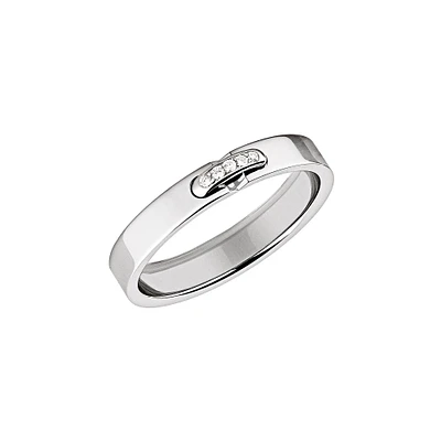 Liens Évidence Platinum Diamond Wedding Band