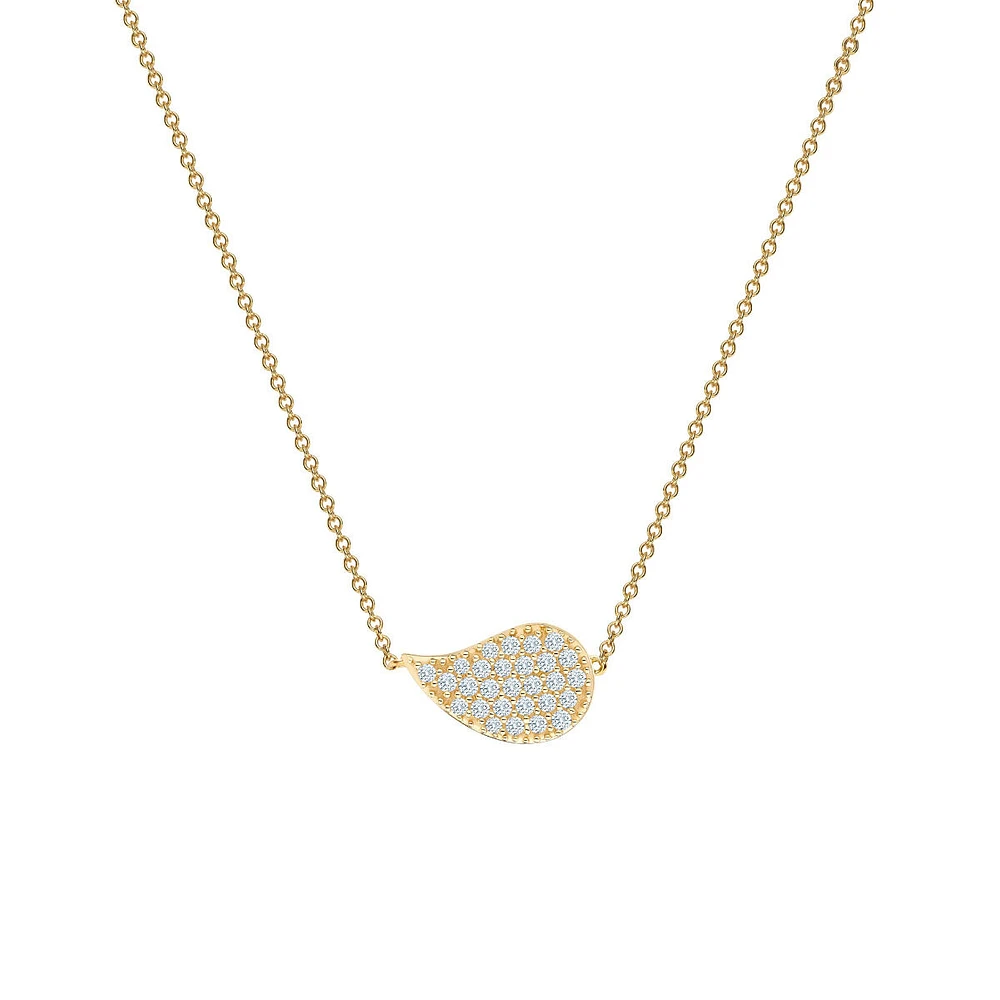 Yellow Gold and Diamond Pendant