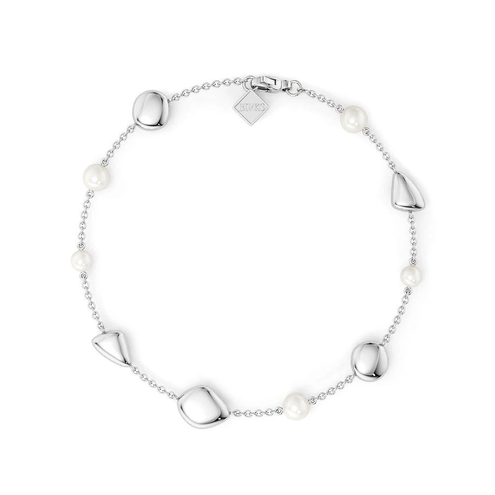 Sterling Silver Pearl Bracelet