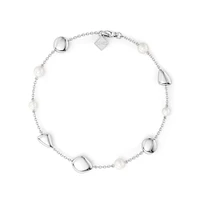 Sterling Silver Pearl Bracelet