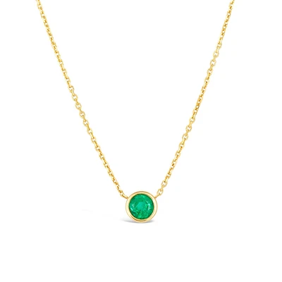 Yellow Gold and Emerald Pendant