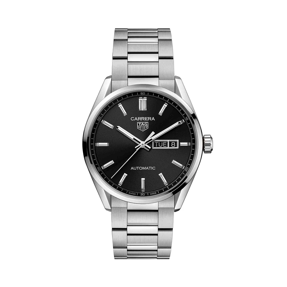 Carrera Automatic Day-Date 41 mm Stainless Steel