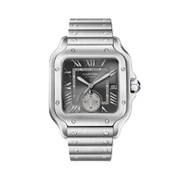 Santos de Cartier Extra Large Automatic Dual Time 48 mm Stainless Steel