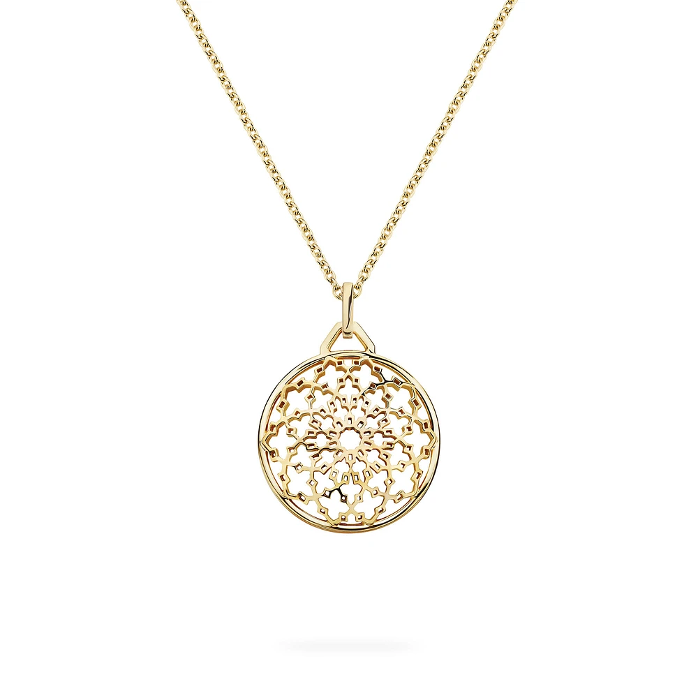 Yellow Gold Medallion Pendant