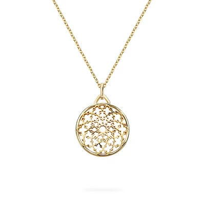 Yellow Gold Medallion Pendant