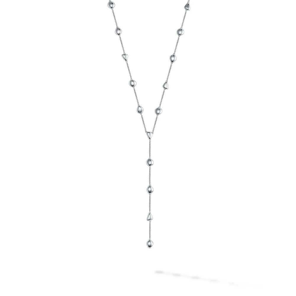 Silver Lariat Necklace