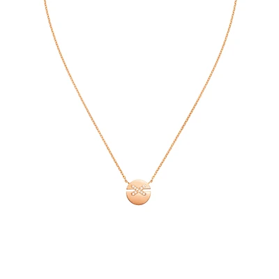 Jeux de Liens Harmony Rose Gold Diamond Necklace