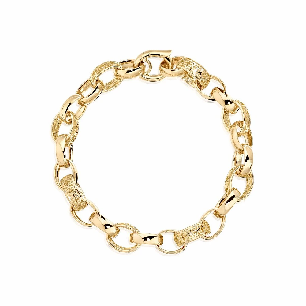 Yellow Gold Link Bracelet