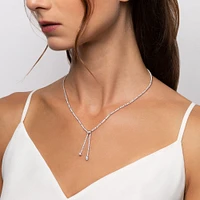 Diamond Lariat Necklace