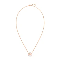 Jeux de Liens Harmony Rose Gold Mother-Of-Pearl Diamond Necklace