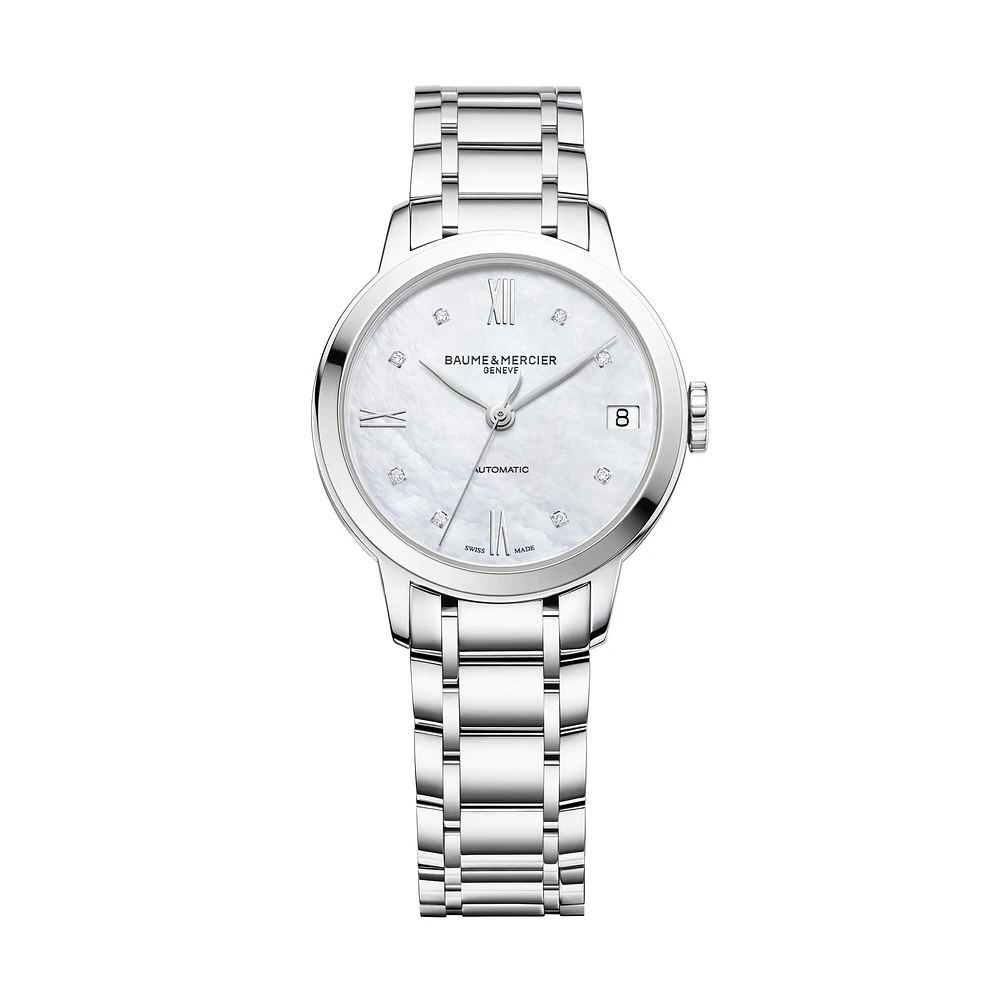 Classima Automatic 31 mm Stainless Steel and Diamond