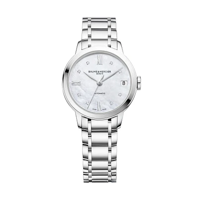 Classima Automatic 31 mm Stainless Steel and Diamond