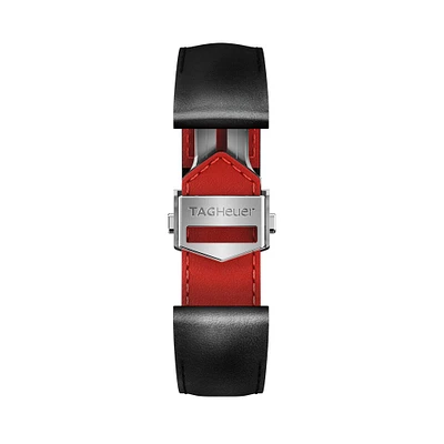 Connected Calibre E4 Black Leather Strap 42 mm