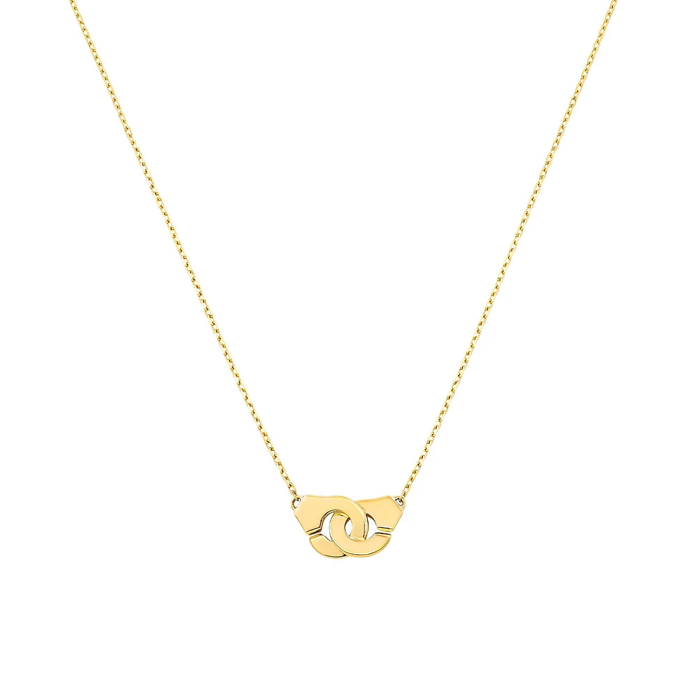 Menottes R8 Yellow Gold Necklace