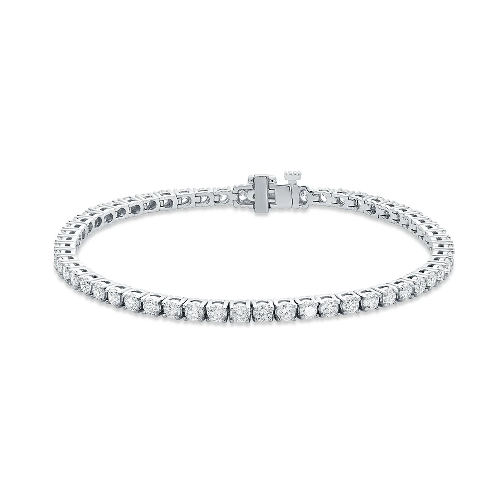 Diamond and White Gold Bracelet