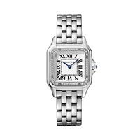 Panthère de Cartier Medium Quartz 29 x 37 mm Stainless Steel and Diamond